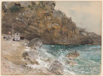 Stranden ved Marina Piccola, Capri
