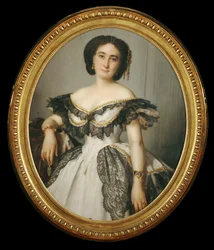 Portrait de femme - portræt af en dame ...