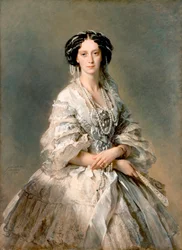 Portræt af Maria Alexandrovna, 1857
