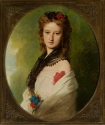 Portræt af Zofia Zamoyska, født Potocka (1851-1927)