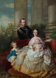 Familien til kronprins og kronprinsesse Frederik William af Preussen