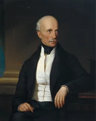 Portræt af ærkehertug John af Østrig (1782-1859), af Russ, Franz, den ældre (1817-1892). Olie på lærred