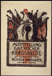 Udstilling af den bayerske krigsbytte til gavn for Røde Kors, 1915