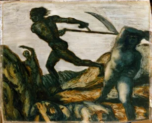 Høstmanden, maleri, ca. 1923