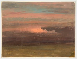 Skystudie ved solnedgang