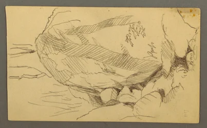 Tegning, Kampesten og klipper, muligvis 1877