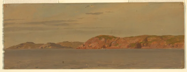 Tegning, Brimstone Head, Fago Island, Newfoundland, 1859