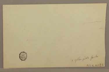 Tegning, studie af skyer, 1860