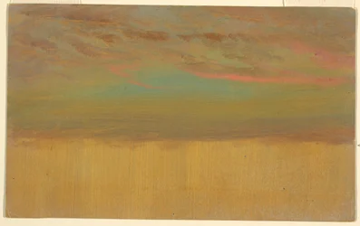 Tegning, studie af skyer, 1870-80