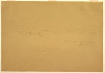 Tegning, Cotopaxi mellem Machachi og Talunga, 19. juni 1857