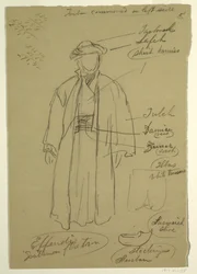 Tegning, Effendi Gentleman, 1868