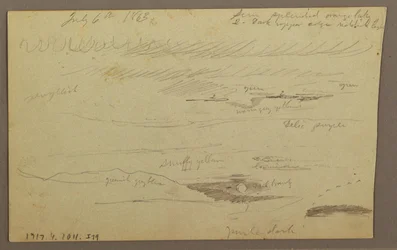 Tegning, Hudson Valley, 1863