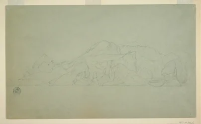 Tegning, Isbjerg, juni eller juli 1859
