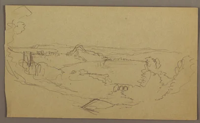 Tegning, landskab, maj-august 1865