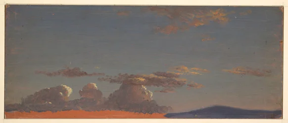 Tegning, Maine  himmelstudie, ca. 1868-69