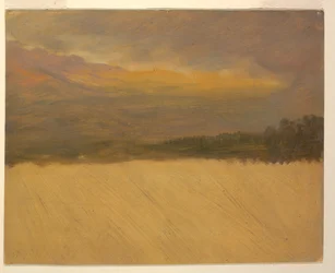 Tegning, Bjerglandskab, 1860-70
