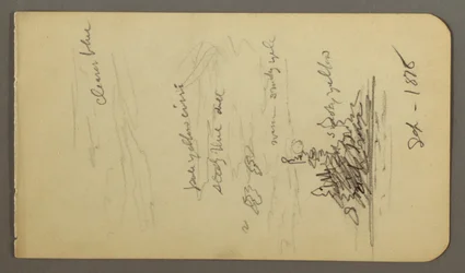 Tegning, Himmel over Irland, 1878