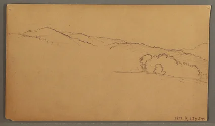 Tegning, Himmelstudie, muligvis 1873