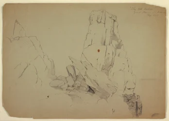 Tegning, "Den gamle biskop", september 1851