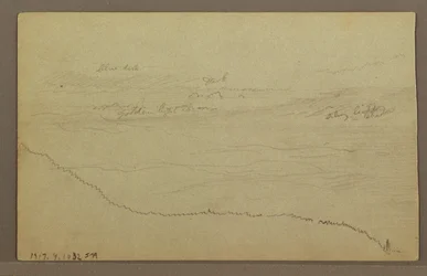 Tegning, Træer, muligvis 1860