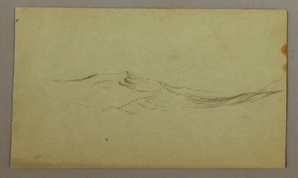 Tegning, Bølger, muligvis 1860