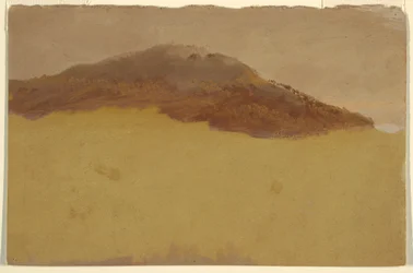 Tegning, Skovklædt bjergskråning, 1870-80