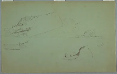 Flydende isbjerge, 15. juli 1859