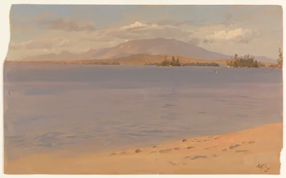 Mount Katahdin fra Lake Millinocket