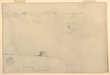 Pichincha, Morgen, fra Solens Tempel, Quito, Ecuador, juni 1857