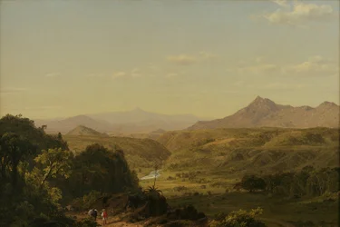 Scene blandt Andesbjergene, 1854