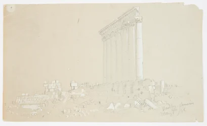 Jupiters tempel ved solopgang, Baalbek