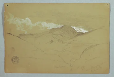 Udsigt fra øst for Mount Chimborazo, Ecuador