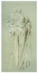 Studie af Daphnephoria, c1880-1882