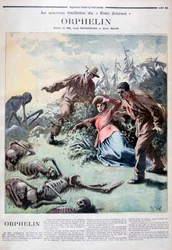 Illustration til Louis Henri Boussenard og Henri Makins bog Orphelin, 1894