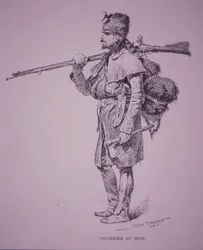 Fransk-canadisk pelsfanger Coureur du Bois