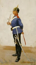 Infanteriofficer, fuld kjole