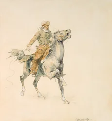 The Cowboy, ca. 1897 (wc på papir)