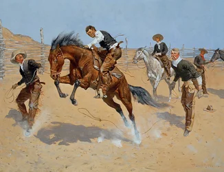 Turn Him Loose, Bill, ca. 1893 (olie på lærred)