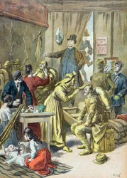 En attraktion på honningkagemessen i Paris