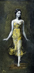 Isadora Duncan (1878 - 1927) af Kaulbac. november 1902.