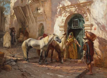 En scene i Nordafrika, 1885