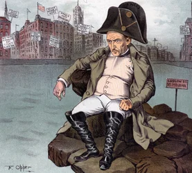 "Wall Streets lille Napoleon" i eksil af Frederick Burr Opper