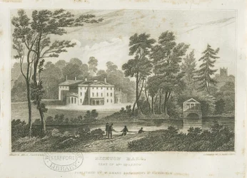 Bishton Hall: engraving, nd [? C1830s] dani
