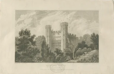 Castle Church - Stafford Castle: gravering, nd [1830] (tryk)