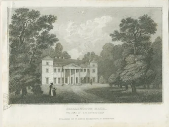 Chillington Hall: gravering, nd [1830] (tryk)