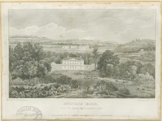 Etruria Hall: gravering, nd [c 1830] (tryk)