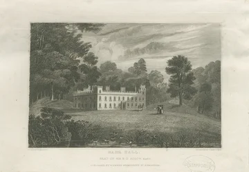 [Great] Barr Hall: gravering, og [midten af det 19. århundrede]
