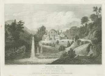 Sten - Spring Vale: gravering, nd [c 1830] (tryk)