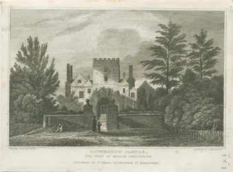 Stourton Castle: gravering, nd [c 1830]
