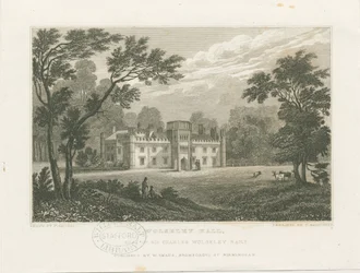 Wolseley Hall: stålstik, nd [ca. 1830] (tryk)